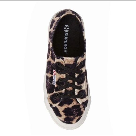 Superga Leopard Print 2750 Sneakers NEW Size 40 - Picture 5 of 8